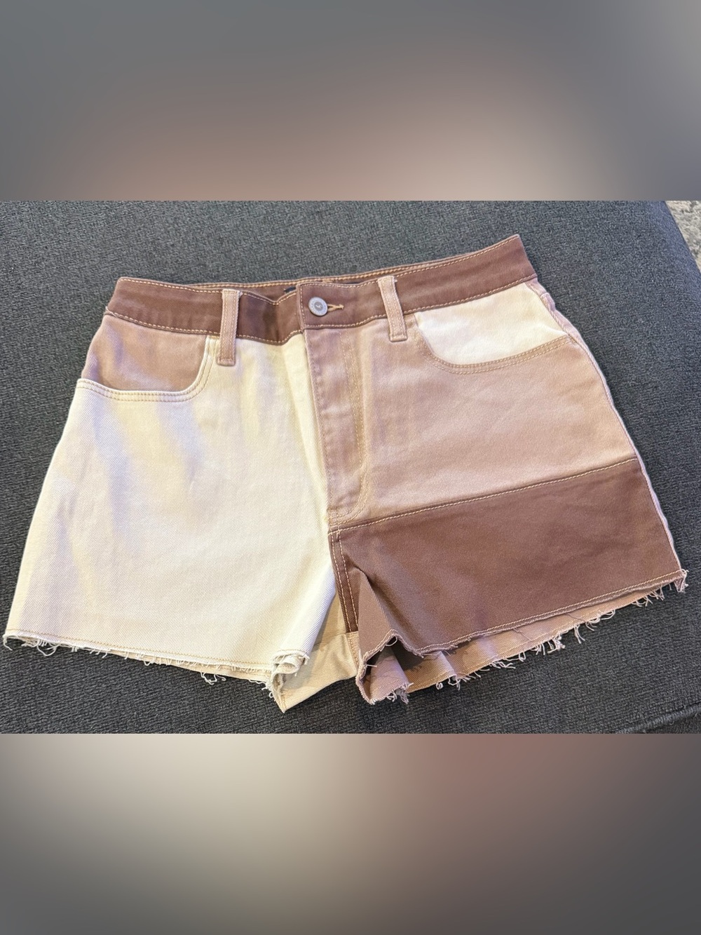 Hollister Women’s Color-Block Denim Shorts
